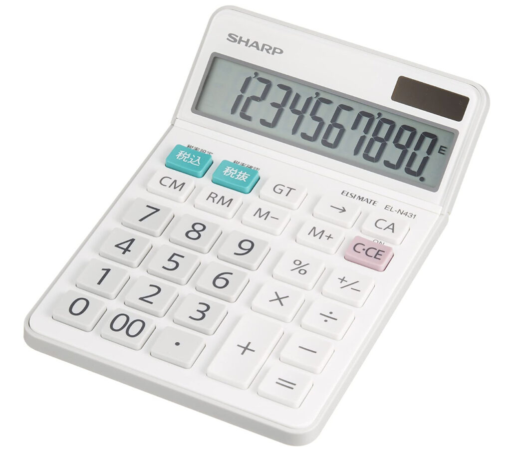 「N431-X」モデルの電卓