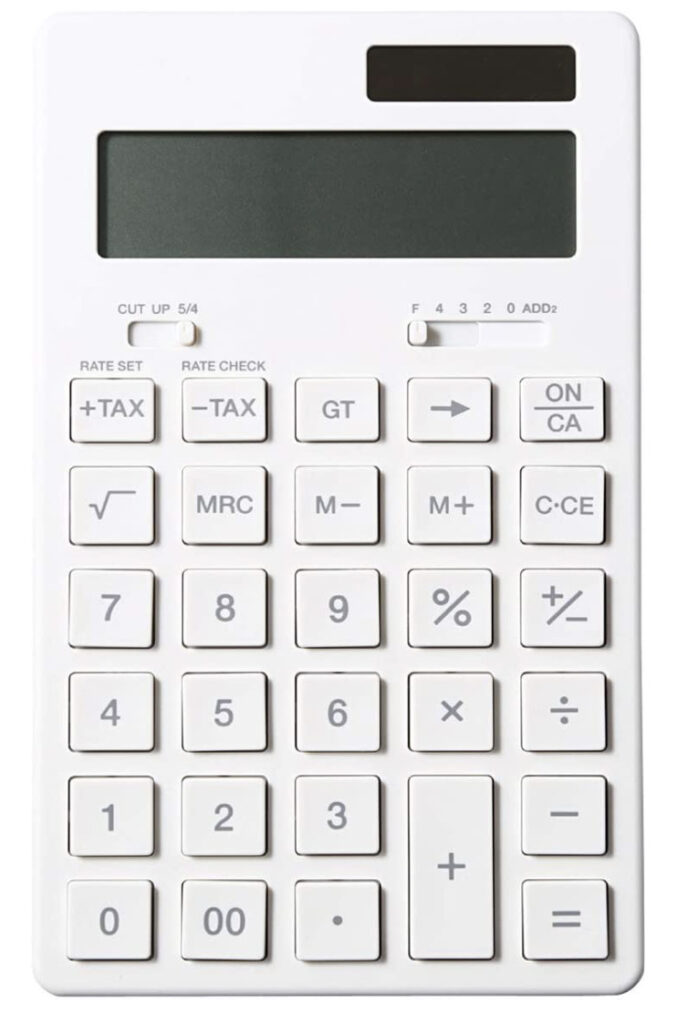 「KK-1154MS」モデルの電卓