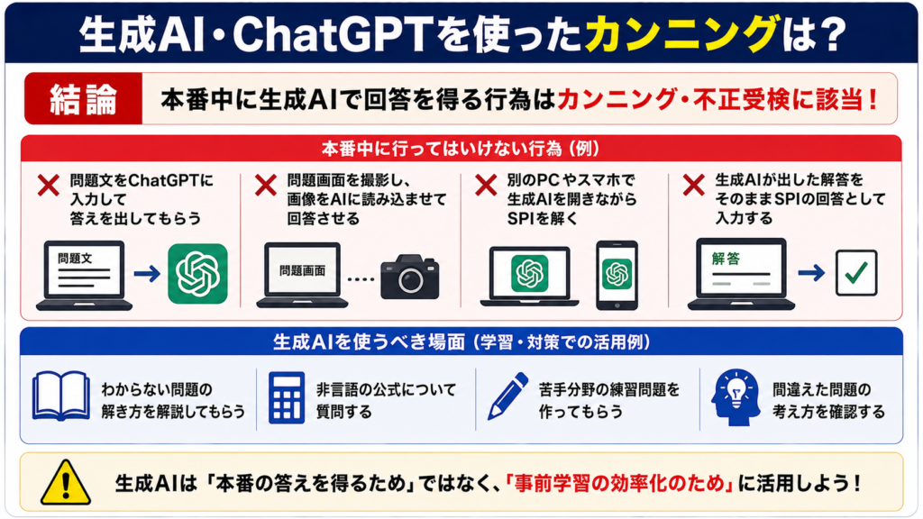 生成AI・ChatGPTを使ったカンニングについて