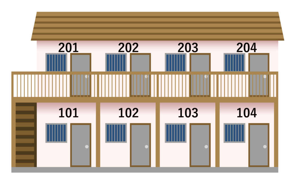 2階建てアパート